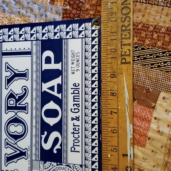 Ivory soap ad porcelain sign - Picture 8 of 16